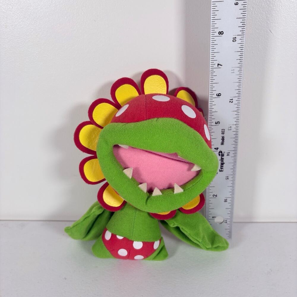 RARE Nintendo Mario Party Plush Red Flower Petey Piranha 7” No Tag